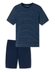 Schiesser - Admiral Striped Short Pyjamas - Casual Essentials - Pyjamas - XXXXL