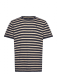 Clean Cut Copenhagen - Thomas Knitted Striped T-Shirt - L&uuml;hikeste varrukatega - S