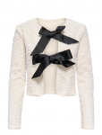 ONLY - Onlanika Sequins Ls Bow Top Wvn Cs - Kardiganid - L