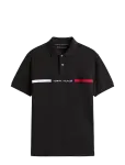 Tommy Hilfiger - Hilfiger Chest Insert Reg Polo - L&uuml;hikeste varrukatega - S