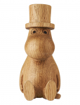 Dsignhouse Moomin - Moominpappa Oak Figurine Made By Hand - Puidust kujud - 10 CM