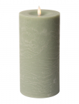 C'est Bon - Rustic Finish Led Pillar Candle - LED-k&uuml;&uuml;nlad - H20CM