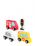 Fisher-Price - Wooden Vehicle Pack, Push-Along Toys For Toddler Pretend Play, 4 Wood Pieces - Kiirabiautod - ONE SIZE