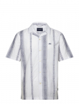 Lindbergh - Dobby Stripe S/S Resort Shirt - L&uuml;hikeste varrukatega s&auml;rgid - L