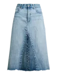 Polo Ralph Lauren - Paneled Denim A-Line Skirt - P&otilde;lveni ja midiseelikud - 26