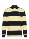 Fred Perry - Hw Jersey Striped Polo Shirt - Pikkade varrukatega - XS