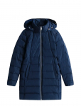 Tommy Hilfiger - Mw Down Slim Coat With Fur - Polsterdatud mantlid - S