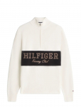 Tommy Hilfiger - Modern Athleisure Zip Mock - Poolpika lukuga džemprid - L