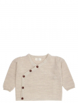Copenhagen Colors - Merino Baby Cross-Over Cardigan In Garter Stitch - Kardiganid - 80