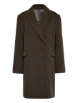 Weekday - Oversized Knee-Length Wool-Blend Coat - Villased mantlid - L