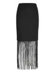 Gina Tricot - Fringe Skirt - P&otilde;lveni ja midiseelikud - M