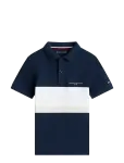 Tommy Hilfiger - Mini Corp Emb Clrblock Polo Ss - L&uuml;hikeste varrukatega polos&auml;rgid - 140