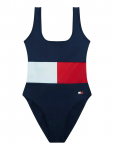 Tommy Hilfiger - Scoop One Piece (Ext Sizes) - Ujumisriided - M