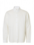 Selected - Slmregclay Linenblend Ls Shirt Cla Noos - Vabaaja s&auml;rgid - XXL