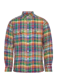 Polo Ralph Lauren - Classic Fit Plaid Linen Workshirt - Vabaaja s&auml;rgid - S