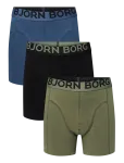 Bj&ouml;rn Borg - Organic Cotton Stretch Boxer 3P - Bokserid - S