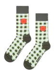 Happy Socks - Gingham Orange Sock - Tavalised sokid - 41-46