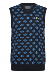Lyle & Scott Sport - Golf V Neck Cotton Argyle Vest - Spordivestid - S