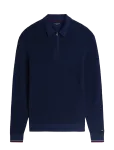 Tommy Hilfiger - Dc Knitted Zip Polo - Pikkade varrukatega kootud polos&auml;rgid - S