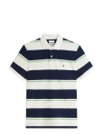 Tommy Hilfiger - Varied Roadmap Stripe Reg Polo - L&uuml;hikeste varrukatega - S