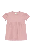 En Fant - Body Dress Ss Pointelle - L&uuml;hikeste varrukatega beebikleidid - 68