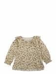 LouieLouie - Juliette Ruffle Shirt - Seersucker - Pikkade varrukatega s&auml;rgid - 110