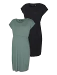 Vero Moda Maternity - Vmmluna Ss Short Dress 2-Pack - L&uuml;hikesed kleidid - XS