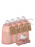 Momcozy - Momcozy Silicone Milk Storage Bags Red 5Pcs - Rinnapumbad ja tarvikud - ONE SIZE