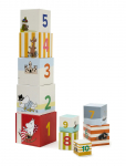 Kid's Concept - Stacking Cubes Moomin - Virnastatavad klotsid - ONE SIZE