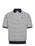 Polo Ralph Lauren - Relaxed Fit Striped Textured Polo Shirt - L&uuml;hikeste varrukatega - XXL