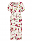 Damella Of Sweden - Nightdress With Short Sleeves - &Ouml;&ouml;s&auml;rgid - 48-50