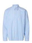 Selected - Slhrlxholger Stripe Ls Shirt - Triibulised s&auml;rgid - S