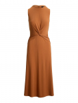 Lauren Ralph Lauren - Twist-Front Jersey Sleeveless Dress - P&otilde;lveni ja midi - 42