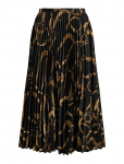 Lauren Ralph Lauren - Belting-Print Pleated Crepe Skirt - P&otilde;lveni ja midiseelikud - 38