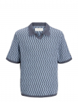 Jack & Jones - Joraiden Knit Split Neck Polo Styd Ss26 - L&uuml;hikeste varrukatega kootud polos&auml;rgid - L