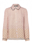 Maje - Printed Viscose Shirt - Pikkade varrukatega - 38