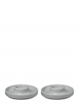 Blomus - Set Of 2 Egg Cups - 2,5 Cm, &Oslash; 10,5 Cm - Pilar - Mirage Gray - Munatopsid - &Oslash; 10.4CM