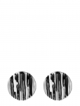 Bud To Rose - Blake Earring Black/Silver - Statement k&otilde;rvar&otilde;ngad - ONE SIZE