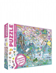 Auzou - Puzzle 100 Pcs - Seek & Find - Unicorns - Hariduslikud m&otilde;istatused - ONE SIZE