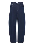 Topshop - Tsbarrel Hr Denim Jeans Db Noos - Barrel-teksad - 32 x 30