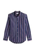 Tommy Hilfiger - Poplin Ground Stp Rf Shirt - Triibulised s&auml;rgid - L