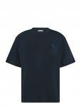 Maison Kitsune - Bold Fox Head Patch Oversize Tee Shirt - L&uuml;hikeste varrukatega - L