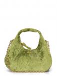 Ganni - Hobo Mini Velvet Moire - Hand Bags - ONE SIZE