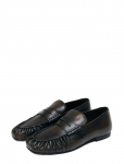 ALOHAS - Aven Vintage Effect Brown Leather Loafers - Madalad loafer-jalatsid - 39