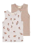 Petit Piao - Ppstar Boys Undershirt 2-Pack - Aluskihi topid - 98