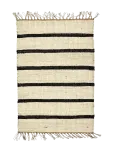 House Doctor - Rug, Hdsima, Black, Natural - Uksematid - L:90CM.W:60CM