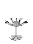 Anna + Nina - Frilly Argent Tealight Holder - Teek&uuml;&uuml;nlajalad - ONE SIZE