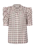 FRAME - The Plaid Gillian Blouse - L&uuml;hikeste varrukatega - XS