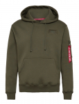 Alpha Industries - Back Print Hoodie - Kapuutsiga pusad - S