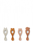 Liewood - Liva Silicone Spoon 4-Pack - S&ouml;&ouml;giriistad - L14CM
